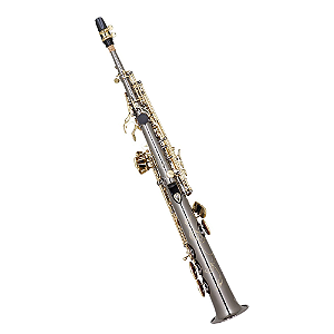 Saxofone Soprano Ônix Chaves Douradas Black Lacado Som Rico Acabamento Premium e Bag