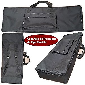 Capa Para Teclado Roland Juno Di Master Luxo Preto C/ Alça