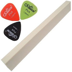 Rastilho Para Violão De Osso Aço Nylon 100 % Natural