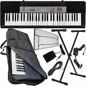 Kit Teclado Multi Funções Completo 61 Teclas Ctk1500 Casio