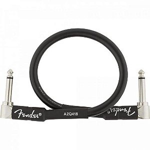 Cabo para Instrumentos P10 x P10 30cm PROFESSIONAL SERIES Preto FENDER