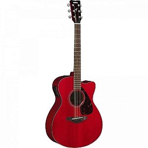 Violão Yamaha FSX800C/02 Eletroacústico Aço Ruby Red
