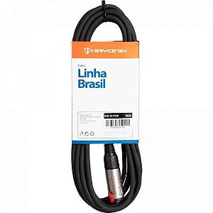 Cabo Extensor Hayonik Linha Brasil P10 (F) X P10 (M) Estéreo 5Mts
