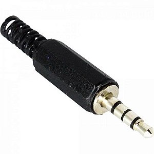 Plug P2 4C Com Protetor PGPD0008 Preto Storm - PCT / 10