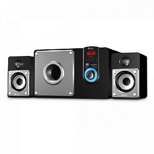 Caixa De Som Bluetooth 60W Subwoofer VM-X2140 Preto EXBOM