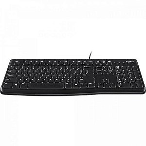 Teclado Logitech K120 Com Fio USB Preto