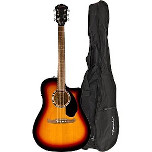 Violão Eletroacústico Fender Dreadnought FA-125CE Sunburst Com Bag