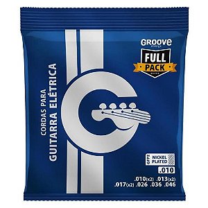 Encordoamento Para Guitarra .010 Solez Groove GFP2