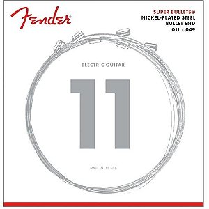 Encordoamento Fender para Guitarra Super Bullets .011 3250M