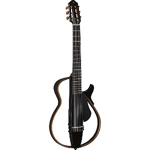 Violão Silent Cordas Em Nylon Slg 200n Tbl Translucent Black Com Bag Yamaha