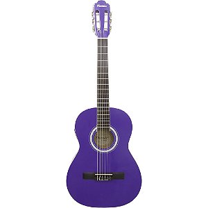 Violão Eletroacústico Kids De Nylon Tcg 360 Eq Roxo Thomaz