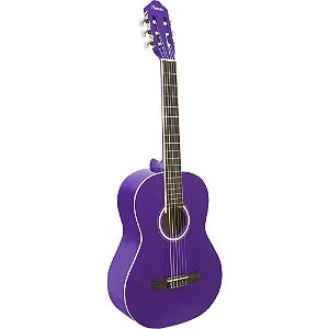 Violão Acústico De Nylon Para Destros Com Tensor Tcg 390 Roxo Thomaz