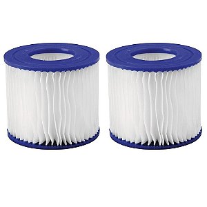 Kit 2 Refil Para Filtro De Piscina Modelo Vazão 2200 Litros/h - Mor