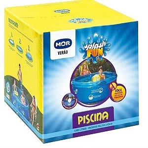 Piscina Redonda 1.900 Litros Inflável Splash Fun Mor