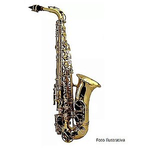 Saxofone Alto Weril Mib Laqueado Weingrill E Nirschl Wnas1l0 Sem Estojo