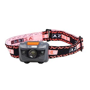 Lanterna de cabeça Azteq KATORI possui 3 modos de uso, indicada para atividades outdoor como trekking, camping, bike e e