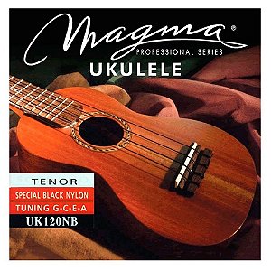 Encordoamento Para Ukulele Tenor Magma Uk120nb Black