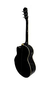 S-violao Hofma Ye223 Jumbo Aço Folk Eletrico6control Afinador Preto Saldo