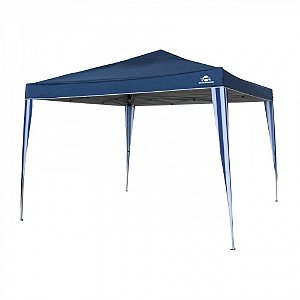 Tenda Gazebo Articulado Dobrável 3mx3m Pratiko Azul Guepardo