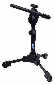 Suporte De Microfone De Mesa Pequeno Preto Ask Spm Light
