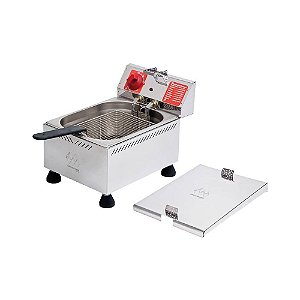 Fritadeira Elétrica 6 Litros Inox 1600W 127V Ft.1.601 Marchesoni