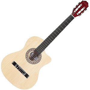 Violão Elétrico Popstar Nylon Ppce Ppce-1 Nt Waldman Natural