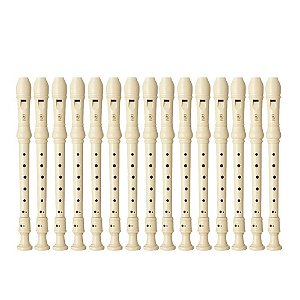 Kit 15 Flauta Soprano Germânica YRS23 - Yamaha
