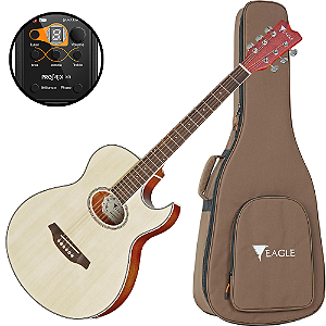 Violao Eletrico Eagle GL36 Stnt Aco Gl-36 Natural Acetinado