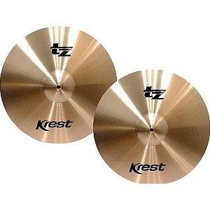 Par Prato Krest Chimbal Hihat 14 Tz14hh Bronze B8 Profissional