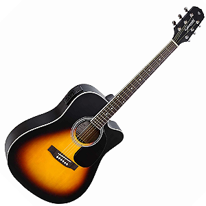 Violão Giannini Gdc 1 Ceq Vsb-s Cutway Folk Elétrico