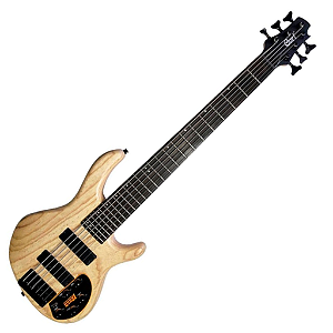 Contra Baixo Ativo Cort Action Dlx 6 Cordas Act Ash Opn Vi Com Pre Amp Mark Bass
