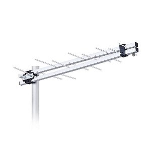 Antena Externa Log Periodica Aquário Lu-8 Uhf E Hdtv Digital 8 Elementos