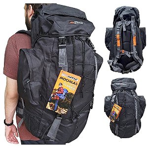 Mochila Cargueira Nautika Intruder 60 Litros Preto