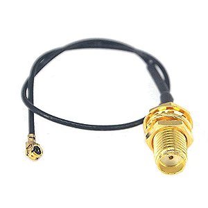 Cabo Pigtail com Conector Sma 15cm Femea