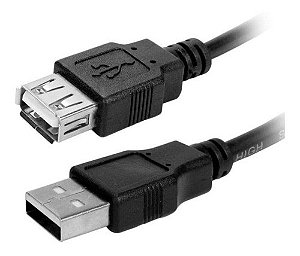 Cabo Usb Extensão de 1 Metro Extensor Macho Fêmea