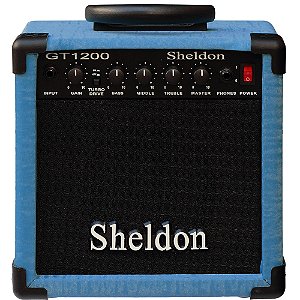 Amplificador Sheldon GT1200 Para Guitarra De 15W Cor Azul