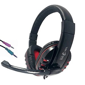 Fone de Ouvido para PC PC-002 Tekone Ideal para Jogos e Músicas