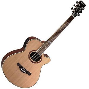 Violao Tagima America Dallas T Nts Aco Eletrico Natural Fosco