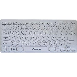 Mini Teclado JP-08 Branco Marca Verde