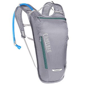 Mochila de Hidratação CamelBak Classic Light Cinza Com Reservatório