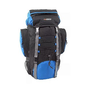 Mochila Cargueira NTK Intruder 80 Litros Preto e Azul