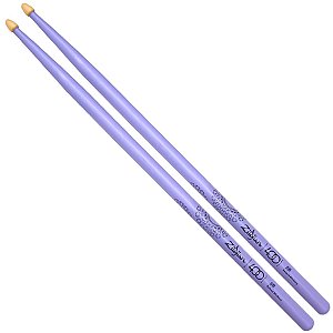 Par de Baquetas Zildjian 400 Anos Limited Edition Alchemy Roxa 5B Hickory