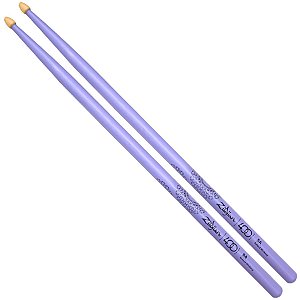Par de Baquetas Zildjian 400 Anos Limited Edition Alchemy Roxa 5A Hickory
