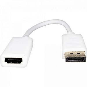 Adaptador Display Portátil Para HDMI 15cm ADAP0043 Branco Storm