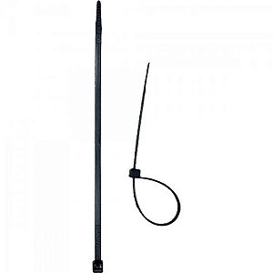 Abraçadeira Nylon 4,8 x 200mm Preta Brasfort - CEM / 100