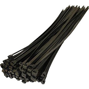 Abraçadeira Nylon 7,5x300mm Preta Storm - PCT / 100