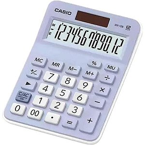Calculadora de Mesa Casio MX12B-GN 12 Digitos Roxo