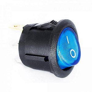 Chave Gangorra 6A 3 Terminais Azul CHVS0027 Storm