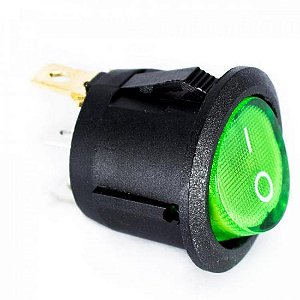 Chave Gangorra 6A 3 Terminais Verde CHVS0025 torm