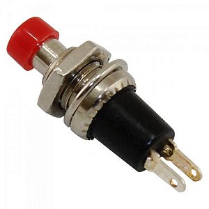 Chave Push-Button N/F CHVS0015 Vermelha Storm